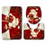 3Pcs Christmas Mat Sets Santa Claus Non Slip Mat Bathroom Doormat Toilet Seat Cover U Shaped Toilet Floor Mat
