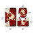3Pcs Christmas Mat Sets Santa Claus Non Slip Mat Bathroom Doormat Toilet Seat Cover U Shaped Toilet Floor Mat
