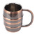 Stainless Steel Beer Mug Double Layer Insulation Multipurpose Safe Ergonomic Milk Tea Mug for Home Retro Copper Color