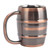 Stainless Steel Beer Mug Double Layer Insulation Multipurpose Safe Ergonomic Milk Tea Mug for Home Retro Copper Color