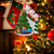 Santa Claus Pendant Resin Christmas Decoration For Home Office