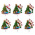 Santa Claus Pendant Resin Christmas Decoration For Home Office