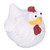 Big Eye Chicken Ornaments Funny Chicken Statues for Garden Stairs Farm Patio BackyardB