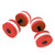 2 PCS EVA Water Floating Dumbbell Yoga Exercise Water Foam Dumbbell Fitness Tool for Men Women Kids Red