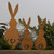 Easter Iron Bunny Adornments Easter Crafts Decorations for Lawn Garden Ornament