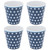 4Pcs/Set Cute Melamine Mug Imitation Porcelain Beverage Cup for Home Student School Party