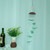 Outdoor Waterproof Solar Panel LED Dragonfly Wind Chimes Home Garden Decor Light (Green)