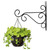 Iron Wall Hanging Flower Stand Brackets Hooks for Garden Basket Lantern Lawn Gardening Flower Pots Plant Hanger
