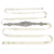 Rhinestone Wedding Dress Belt Elegant Waistbelt Clothes Accessories for Bride BridesmaidWhite