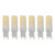 6PCS G9 LED Light Bulb Dimmable 5W 450LM 28 Beads Household Aluminum G9 Base Bulb for Lamp Replacement 100‑