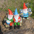 Resin Beer Dwarf Sculpture Garden Decoration Garden Gnome Statue Decor for Garden Desktop Plant