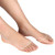 1 Pair of Hidding Non slip High Heel Forefoot Pad Cushion Foot Care Tool (Beige)