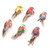 12Pcs Cute Artificial Bird Decor Simulation Bird DIY Decoration Ornament for Home Garden