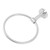 Stainless Steel Towel Ring Wall Mounted Space Saving Modern Hand Towel Holder for Bathroom Kitchen
