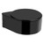 Bar 3 Tier Sugar Salt Rim Lime Glass for Cocktail Bartender Tool Party Home Black