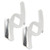 2Pcs Meat Grinder Blade 304 Stainless Steel Grinding Plate Disc Accessory for 5#/B Type Grinder(8MM Square Hole 2Blade )