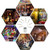 Outdoor Patio Umbrella Light Strings LED Umbrella Lamp with Remote Control and 10 Cable Tie Umbrella Pole Light Garden Decor