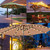 Outdoor Patio Umbrella Light Strings LED Umbrella Lamp with Remote Control and 10 Cable Tie Umbrella Pole Light Garden Decor