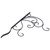 Hanging Plants Bracket Wall Mounted Iron Decorative Planter Hook Hanger with Screws for Living Room Balcony
