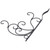 Hanging Plants Bracket Wall Mounted Iron Decorative Planter Hook Hanger with Screws for Living Room Balcony