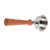 58mm Portafilter Stainless Steel Coffee Tea Portafilter Holder Single Spout Brewing Coffee Filter Wooden Handle Coffee Accessories F Style Jacoranda