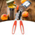 Multifunction Stainless Steel Safety Manual Can Tin Bottle Opener Kitchen Utensils Orange