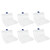 6Pcs Grid Storage Box Transparent Storage Organizer Container for Small Things 15Grid