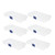6Pcs Grid Storage Box Transparent Storage Organizer Container for Small Things 15Grid
