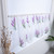 Kitchen Tiers Cabinet  Embroidery Curtain Window Short Curtain Half  Window Treatment(Purple)