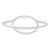 Neon Light Planet Shaped LED Lamp Ornament for Dormitory Bedroom Party Decoration(Blue Warm Light )