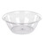 Transparent Wash Basin Thicken PET Durable Multifunction Round Clear Washbasin Dish Tub for Home Kitchen Bathroom Small