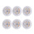 6pcs 360LM LED Light Bulbs MR11 4W 12V Spot Light Bulbs with GU4 Bi Pin Base for Home Hotel Warm Light 3000K