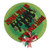 Christmas Door Hanger Sign Wooden Round Welcome Hanging Porch Window Door Decoration Sign