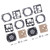 2Set Carburetor Carb Repair Kit Garden Lawn Mower Rebuild Kit Accessory for Walbro K24‑hda