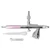 G1/8 Air Brush Spray Gun Kit Paint Sprayer Art Set for Model Printing Home DecorationPink