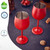 1 PCS 18oz Stainless Steel Matte Wine Glasses Red