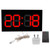 Household Acrylic Digital 3D Clock Remote Control Perpetual Calendar Alarm Clock Single Red Digit