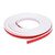 Peel and Stick Trim U Shape Flexible Self Adhesive Heatproof Oil Resistant Molding Trim for Home Indoor Decoration White