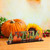Fall Ornament Wooden Table Ornament Thanksgiving Fall Harvest Table Decoration Autumn Figurine for Thanksgiving Party Decor