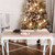 Christmas Party Dining Table Runner Flag Desk Cover Cloth Venue Banquet DecorationPink