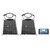 2pcs Solar Panel Kit 50W Monocrystalline Silicon Solar Charge Panel with 10A Controller for Car Yacht RV