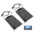 2pcs Solar Panel Kit 50W Monocrystalline Silicon Solar Charge Panel with 10A Controller for Car Yacht RV