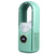 Bladeless Fan 6 Speed Adjustment 100ml Water Tank Quiet USB Table Misting Cooling Fan with Timing Green