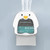 Wall Mounted Tissue Dispenser Cute Wall Hanging Tissue Storage Box Multipurpose Facial Tissue Box Cover for Bathroom Grey and White