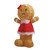 Valentines Day Inflatables Gingerbread Girl Waterproof Thickened Blow Up Gingerbread Girl Blow Up Outdoor Decoration US Plug 100‑120V