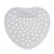 Urinal Screen Deodorizer Large Hole Anti Splash Deodorizer Scented Urinal Screen Mats for Bathrooms RestroomsWhite