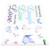 SelfAdhesive Wall Sticker PVC Wall Decal for Living Room Bedroom Study Restaurant