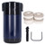 2.6L Thermal Food Container 304 Stainless Steel 4 Layers Vacuum Bento Lunch Box with Handle for School Work TravelDark Blue