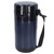 2.6L Thermal Food Container 304 Stainless Steel 4 Layers Vacuum Bento Lunch Box with Handle for School Work TravelDark Blue