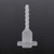 100pcs Plastic Floor Wall Tiling Spacers Strap Tile Flat Leveling System Tools(" " Base)